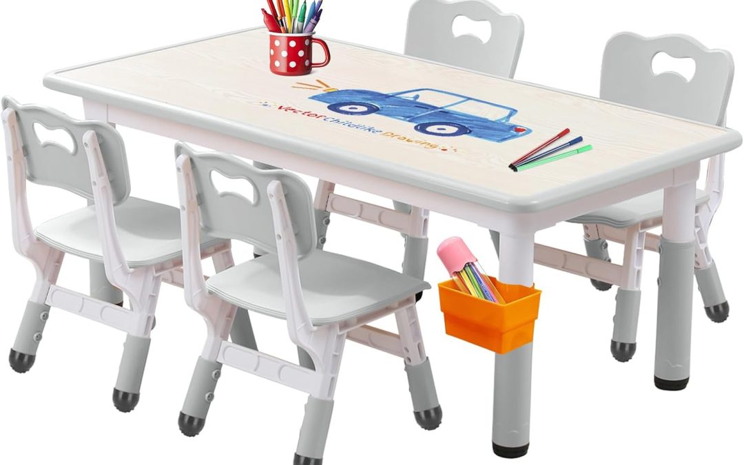 Kids Table and Chair Set Review: A Parent’s Best Friend (and Your Toddler’s New Favorite Spot)